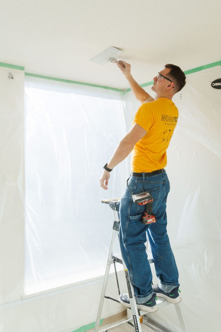 popcorn removal